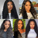 Ali Grace Water Wave Human Hair Bundles 3 Pcs With 4x4 Lace Closure