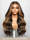 Hairvivi Mia-Thick 180% Density Loose Wave Wig Face Framing Highlights on Dark Hair