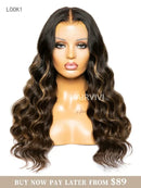 Hairvivi Bella Wig With Highlights Wavy Hair HD Lace Wig