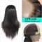 Aligrace 13x6 Frontal Lace Straight Wigs Natural Black