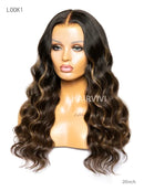 Hairvivi Bella Wig With Highlights Wavy Hair HD Lace Wig