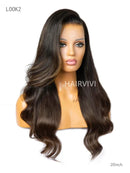 Hairvivi Bella Wig With Highlights Wavy Hair HD Lace Wig