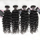 Natural Black Color Water Wave Hair Bundles 1/3/4Pcs