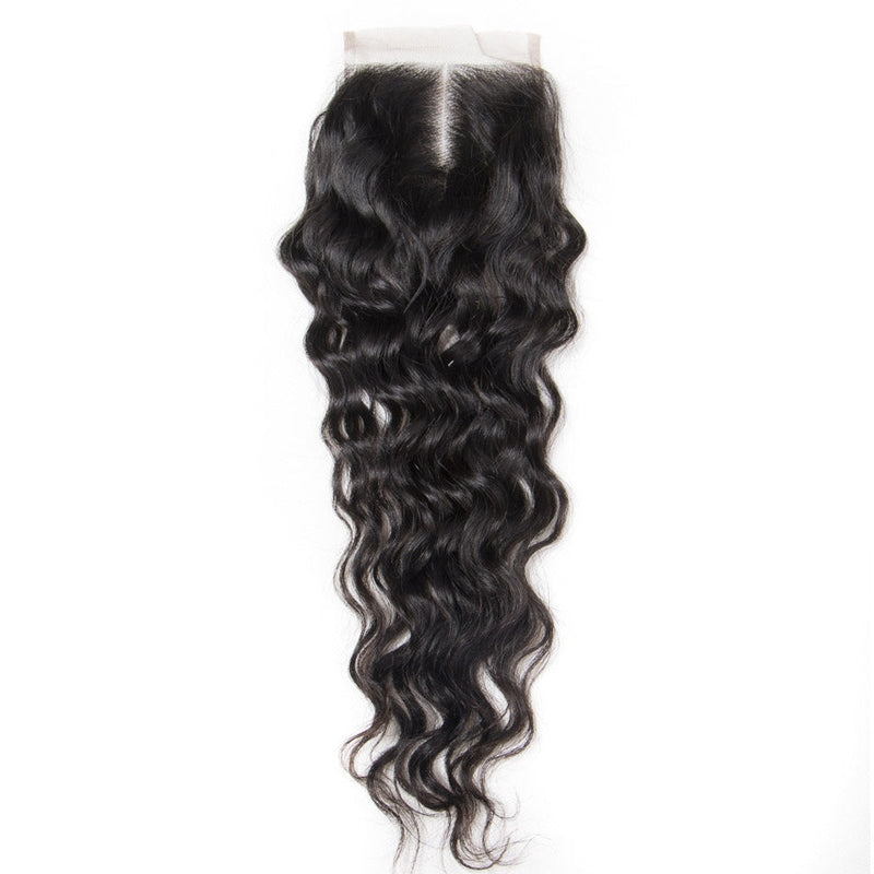 Dola Hair 5X5 HD Lace Closure With Virgin Brazilian Hair Water Wave Bundles