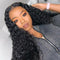 CurlyMe Water Wave Virgin Human Hair 4 Bundles with 13x4 Frontal Natural Black