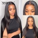 Xrs Beauty Hair Layered Edge Wig Long Straight 13x5 Lace Front Human Hair Wigs Brazilian Hair Pre Plucked With Baby Hair [LFW01]