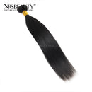 Xrs Beauty Hair 1 Piece Yaki Straight Brazilian Hair Virgin Human Hair Bundle [WEFT08]